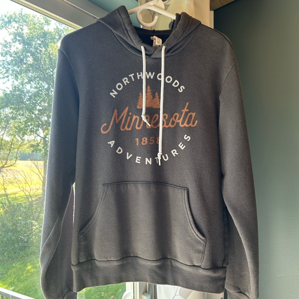 Gray Northwoods Adventures Hoodie